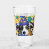 AUSTRALIAN SHEPHERD GLAS (Achterkant)
