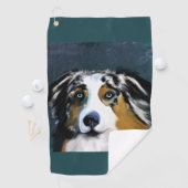 AUSTRALIAN SHEPHERD GOLFHANDDOEK (Insitu)
