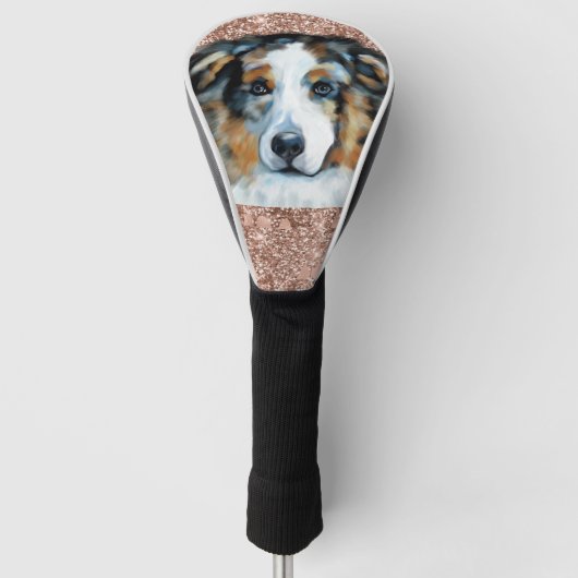 AUSTRALIAN SHEPHERD GOLFHEADCOVER (Voorkant)