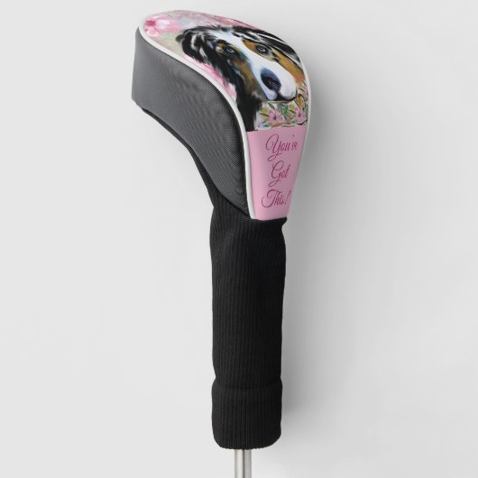 AUSTRALIAN SHEPHERD GOLFHEADCOVER (Schuin)