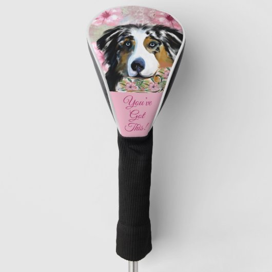 AUSTRALIAN SHEPHERD GOLFHEADCOVER (Voorkant)