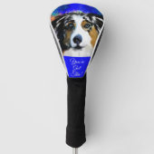 AUSTRALIAN SHEPHERD GOLFHEADCOVER (Voorkant)