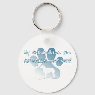 Australian Shepherd Grandchildren Sleutelhanger