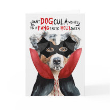 Australian Shepherd Grappig Count DOGcula Hallowee