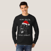 Australian Shepherd grappige kerstcadeaus voor hon T-shirt (Voorkant volledig)