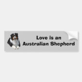 Australian Shepherd Guardian Bumpersticker (Voorkant)