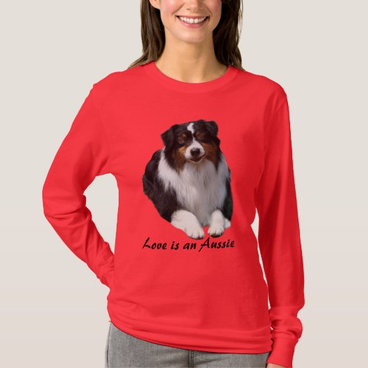 Australian Shepherd Guardian Dames Shirt (Voorkant)