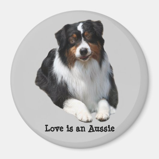Australian Shepherd Guardian Magnet (Voorkant)