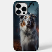 Australian Shepherd Halloween Scary Case-Mate iPhone Case (Achterkant)