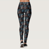Australian Shepherd Halloween Scary Leggings (Achterkant)