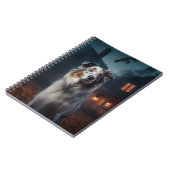 Australian Shepherd Halloween Scary Notitieboek (Linkerzijde)