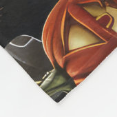 Australian Shepherd Halloween Spooky Fleece Deken (Hoek)