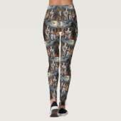 Australian Shepherd Halloween Spooky Leggings (Achterkant)