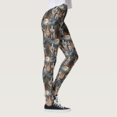 Australian Shepherd Halloween Spooky Leggings (Rechts)