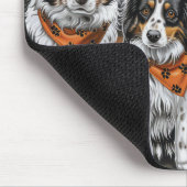 Australian Shepherd Halloween Spooky Muismat (Hoek)