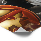 Australian Shepherd Halloween Spooky Poster (Hoek)