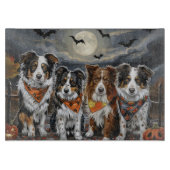 Australian Shepherd Halloween Spooky Snijplank (Voorkant)