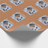 Australian Shepherd Happy Birthday Cadeaupapier (Hoek)