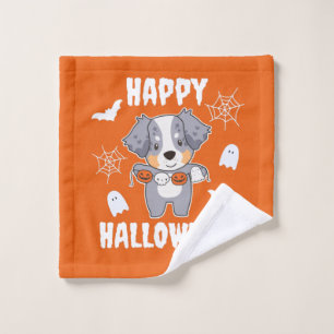 Australian Shepherd Happy Halloween Dog Costume Washandje