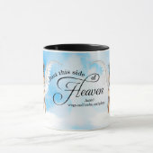 Australian Shepherd Heaven Personalized Memorial Mok (Midden)