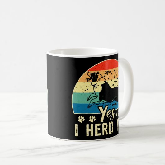 Australian Shepherd Herding Dog Aussie mama Ja Koffiemok (Voorkant rechts)