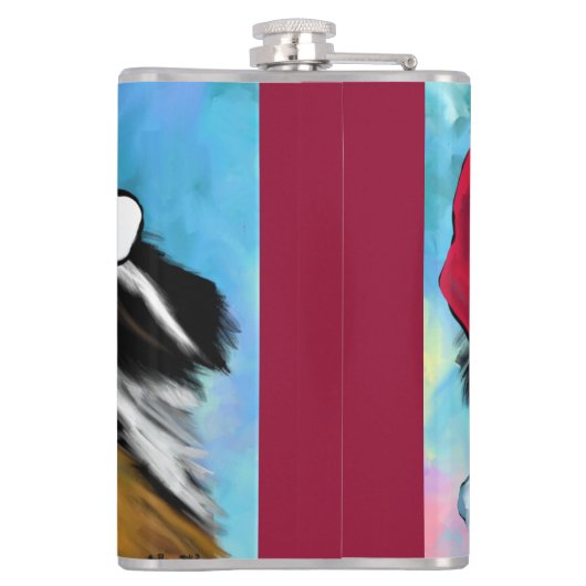 Australian Shepherd Heupfles (Achterkant)