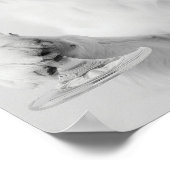 Australian Shepherd Holding Wine Wall Art, Black a Poster (Hoek)