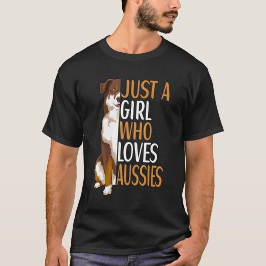 Australian Shepherd hond Aussie eigenaar T-shirt (Voorkant)