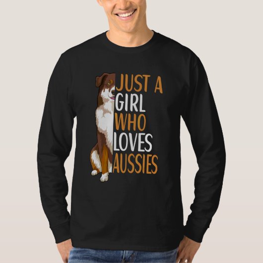 Australian Shepherd hond Aussie eigenaar T-shirt (Voorkant)