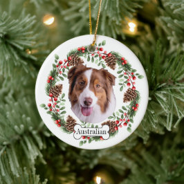 Australian Shepherd hond Gepersonaliseerd Ornament