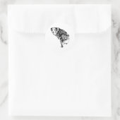 Australian Shepherd Hond Sticker – Inkt Kunststijl (Tas)