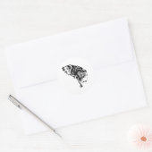 Australian Shepherd Hond Sticker – Inkt Kunststijl (Envelop)