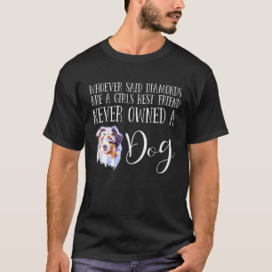 Australian Shepherd Hondenliefde Miniatuur Liefde T-shirt