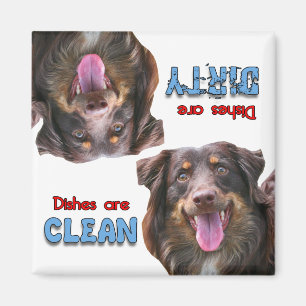 Australian Shepherd Hondenliefhebbers Dishwasher M Magneet