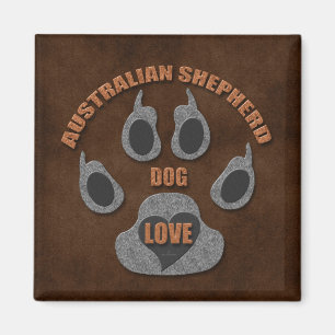 Australian Shepherd Hondenras Magnet