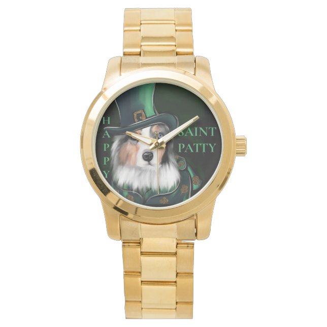 AUSTRALIAN SHEPHERD   HORLOGE (Voorkant)