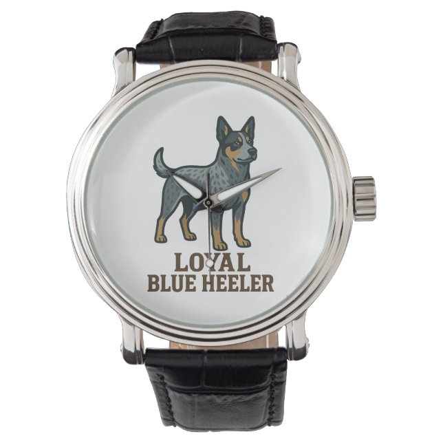 Australian Shepherd Horloge (Voorkant)