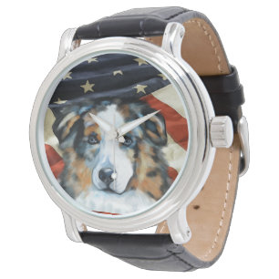 AUSTRALIAN SHEPHERD HORLOGE
