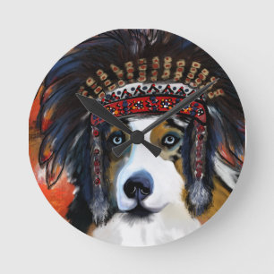 AUSTRALIAN SHEPHERD Horloge Ronde Klok