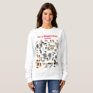 Australian Shepherd "I'ma Wiggle-bit Lover" Trui