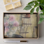 Australian Shepherd in een rustieke omgeving Decou Tissuepapier (Geschenk)