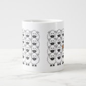 Australian Shepherd in the Sheep Grote Koffiekop (Voorkant)