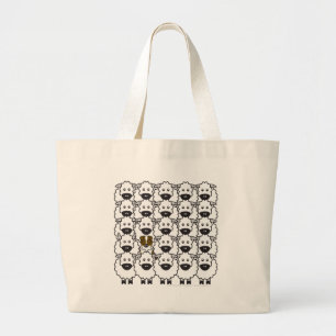Australian Shepherd in the Sheep Grote Tote Bag