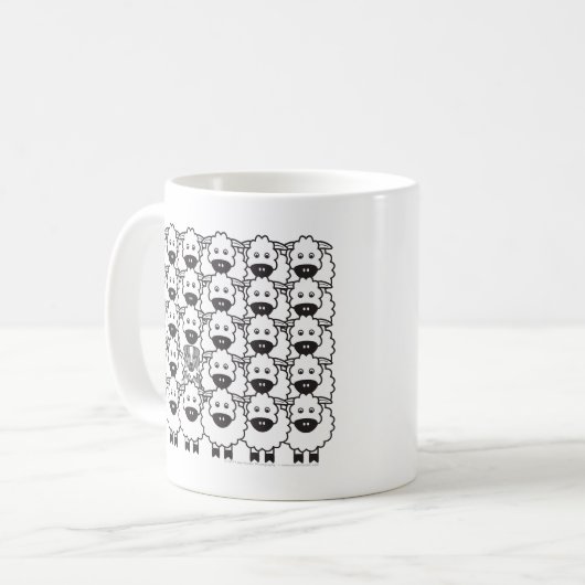 Australian Shepherd in the Sheep Koffiemok (Voorkant links)