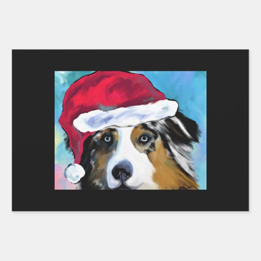 Australian Shepherd Inpakpapier Vel (Voorkant 3)