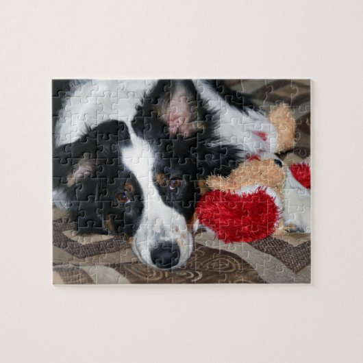 Australian Shepherd Jigsaw Puzzle Legpuzzel (Horizontaal)