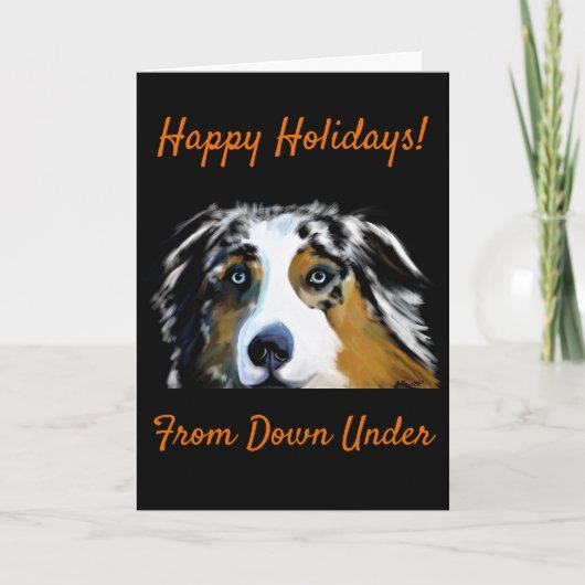 Australian Shepherd Kaart (Voorkant)