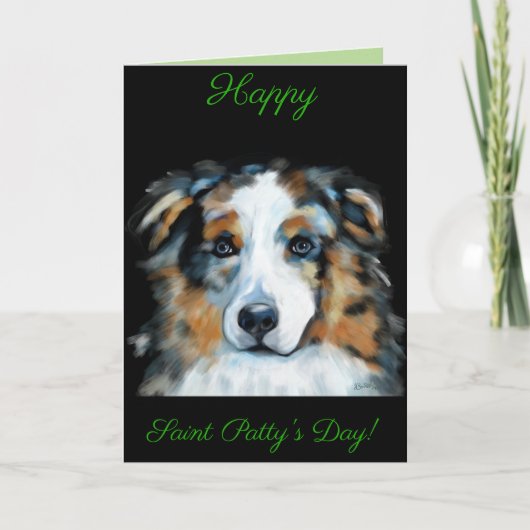 Australian Shepherd Kaart (Voorkant)
