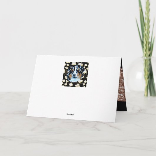 Australian Shepherd Kaart (Achterkant)