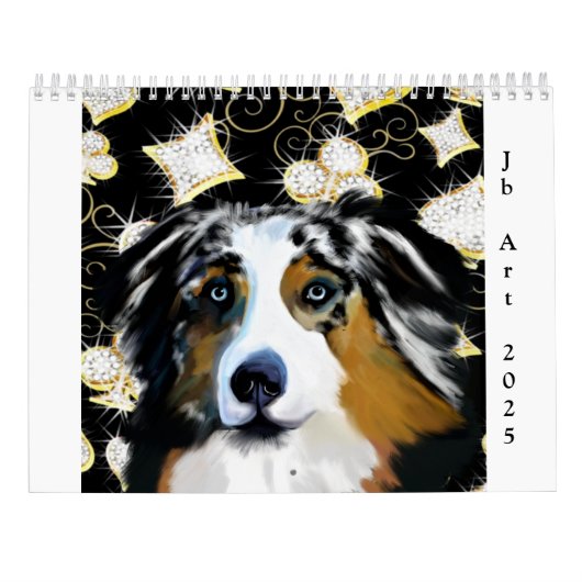 AUSTRALIAN SHEPHERD KALENDER (Achterkant)